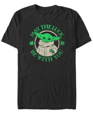 Мужская футболка Fifth Sun Luck of The Grogu с коротким рукавом, черная