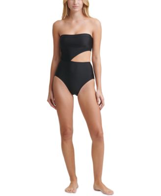 dkny bandeau swimsuit