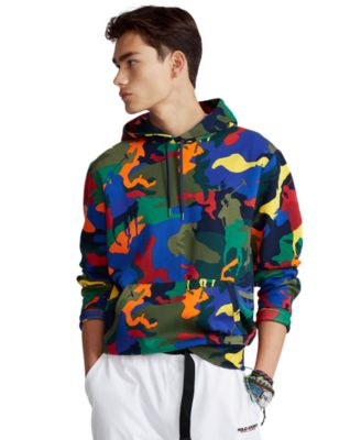 polo pony camo hoodie