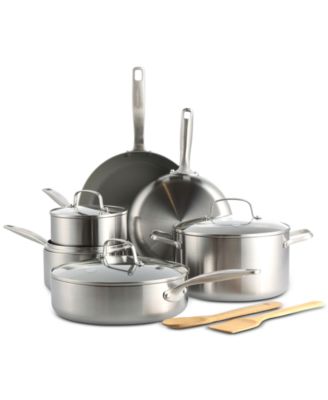 GreenPan Chatham Stainless Ceramic с антипригарным покрытием, 12 шт. Набор посуды