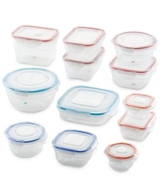 Lock n Lock Easy Essentials, 24 шт. Набор контейнеров для хранения Color Mates