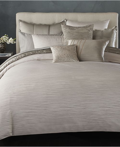 Donna Karan Home Reflection Silver Collection Reviews Bedding Collections Bed Bath Macy S