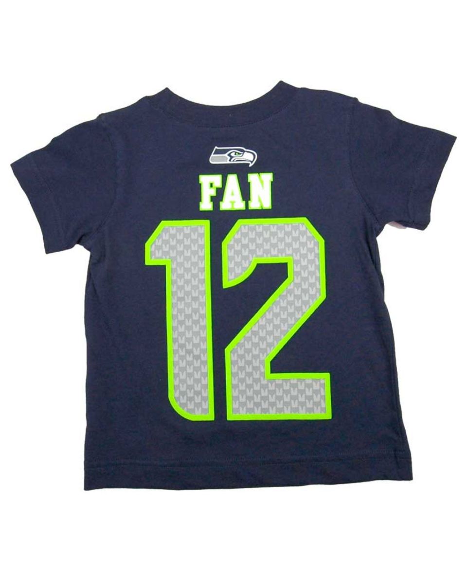 Outerstuff Toddlers Short Sleeve 12th Man Seattle Seahawks Big Number T Shirt   Sports Fan Shop By Lids   Men
