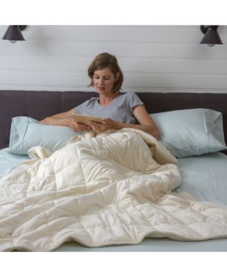 Стеганое плюшевое одеяло Sealy весом 12,2 фунта