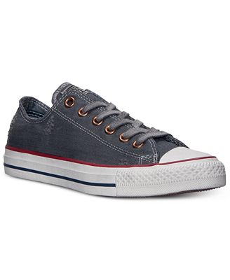 Converse Men's Chuck Taylor All Star Destroy Denim Casual Sneakers from ...