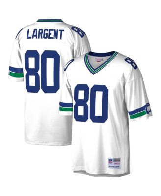 Мужская футболка Steve Largent White Seattle Seahawks Legacy, реплика джерси белого цвета
