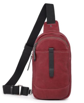 СТАРАЯ ТРЕНДОВАЯ женская сумка-слинг Sun-Wing из натуральной кожи