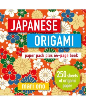 Набор для японского оригами из бумаги и 64-страничная книга Мари Оно