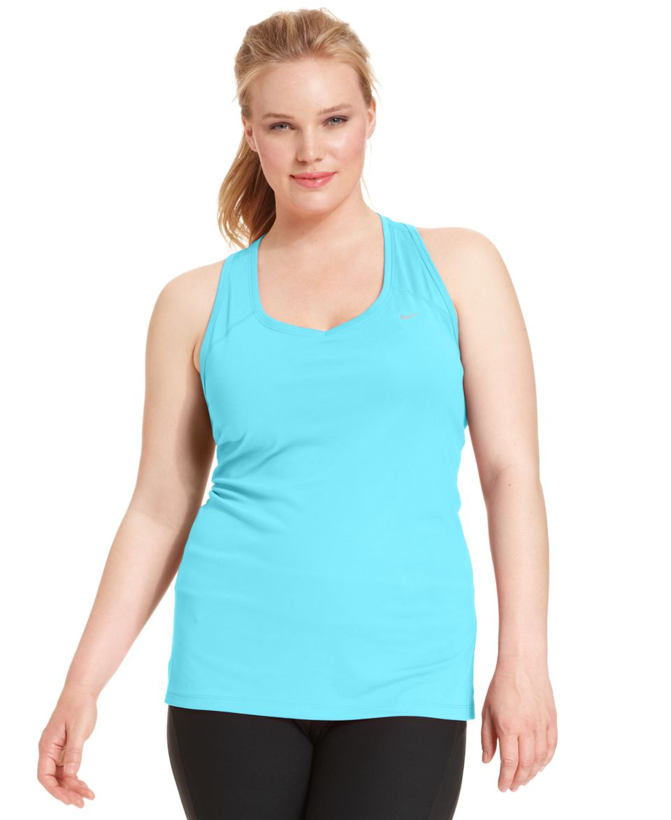 Nike Plus Size Miler Dri FIT Racerback Tank Top