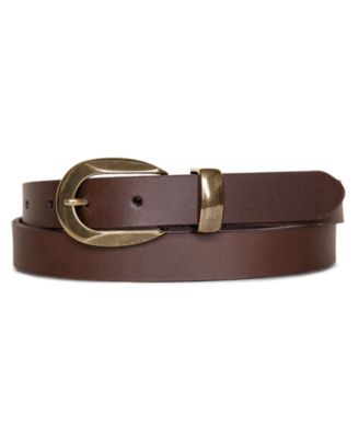 Женский кожаный брючный ремень с металлической петлей от Lucky Brand 7390₽