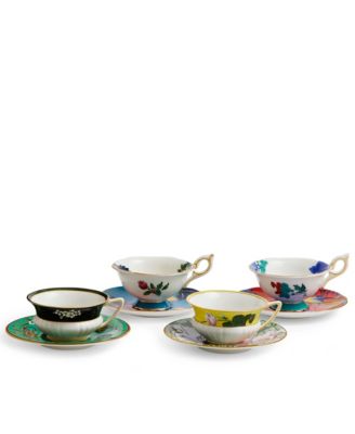 Чайная чашка и блюдце Wedgwood Wonderlust, набор из 4-х чашек