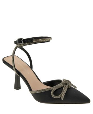 Женские туфли-лодочки с острым носком и бантиком из хрусталя Ildy от BCB Generation 20390₽