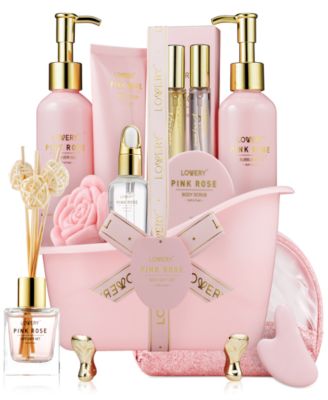 Набор Lovery, 19 шт. Подарочный набор Pink Rose Relaxing Luxury для спа-салона