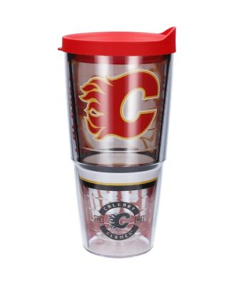 Классический стакан Tervis Tumbler Calgary Flames объемом 24 унции на верхней полке