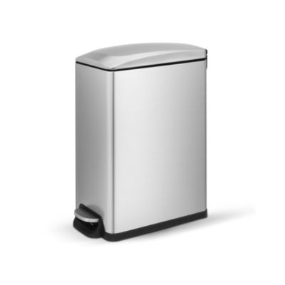 Кухонное мусорное ведро Mega Casa объемом 12 галлонов/ 45 литров из нержавеющей стали