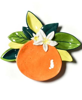 Блюдо из хлопка оранжевого цвета 13