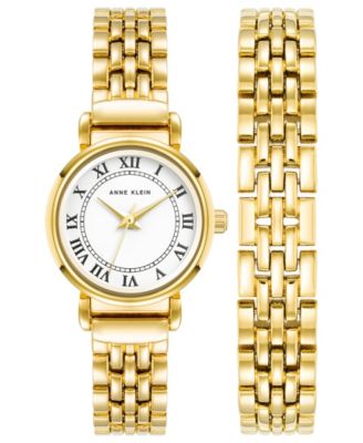 Женские кварцевые часы Anne Klein из золотого сплава, комплект 24 мм