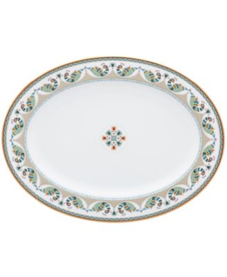 Овальное блюдо Noritake Serene Garden, 16 дюймов