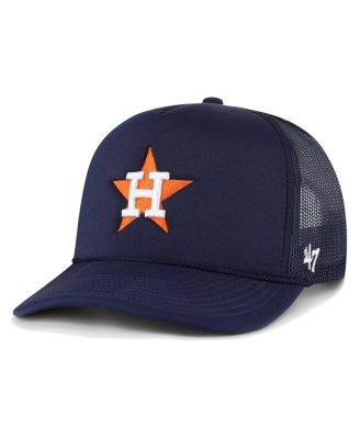 Мужская бейсболка-бейсболка дальнобойщика с логотипом Houston Astros 47-го года выпуска темно-синего цвета