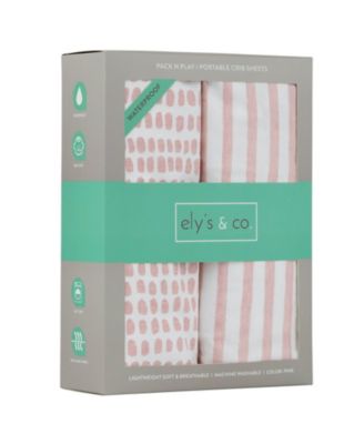 Детская водонепроницаемая кроватка Ely's & Co. N Play Portable (в упаковке 2 штуки)
