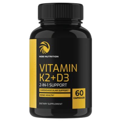 Капсулы Nobi Nutrition с витамином K2 D3, 60 карат