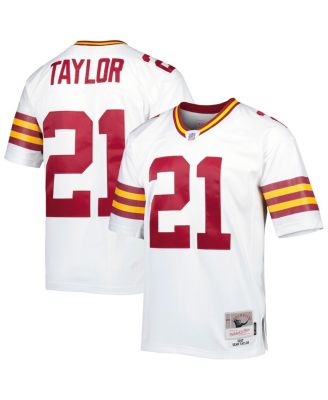 Мужская майка Mitchell & Ness Sean Taylor White Washington Commanders Big and Tall 2007 года выпуска для игроков, вышедших на пенсию