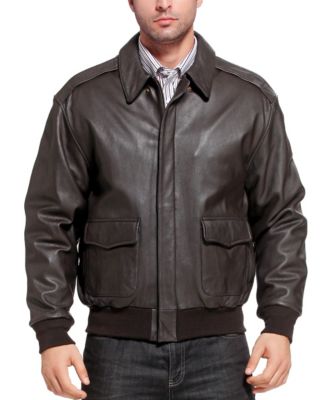 Десантная кожаная мужская куртка-бомбер A-2 Leather Flight Bomber Jacket 80190₽