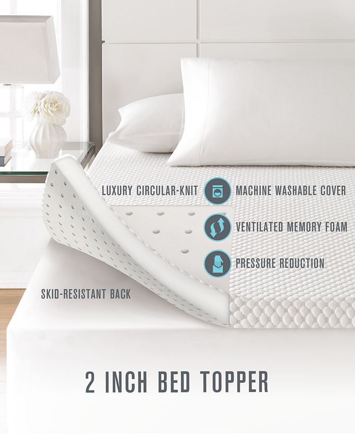 Martha Stewart Collection CLOSEOUT! Dream Science 2'' Memory Foam Queen