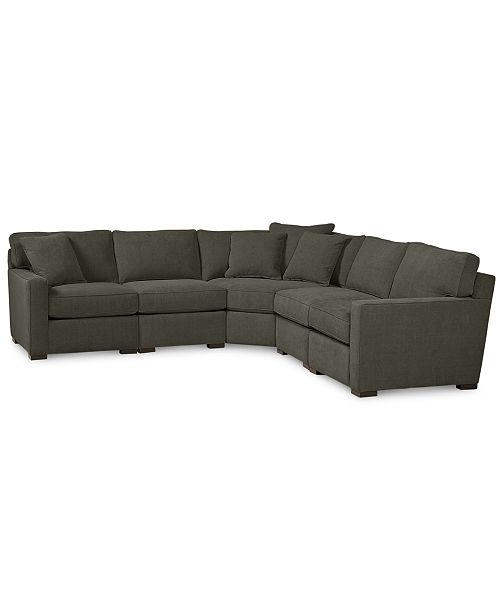 Furniture Radley Fabric 5 Piece Sectional Sofa Created For Macy S Reviews Furniture Macy S