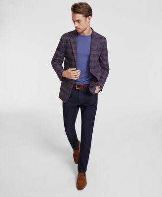 Мужская приталенная спортивная куртка с рисунком Vince Camuto 59190₽