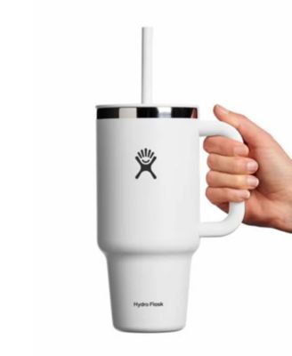 Термос с водой, 32 унции. Универсальный походный стакан с соломенной крышкой