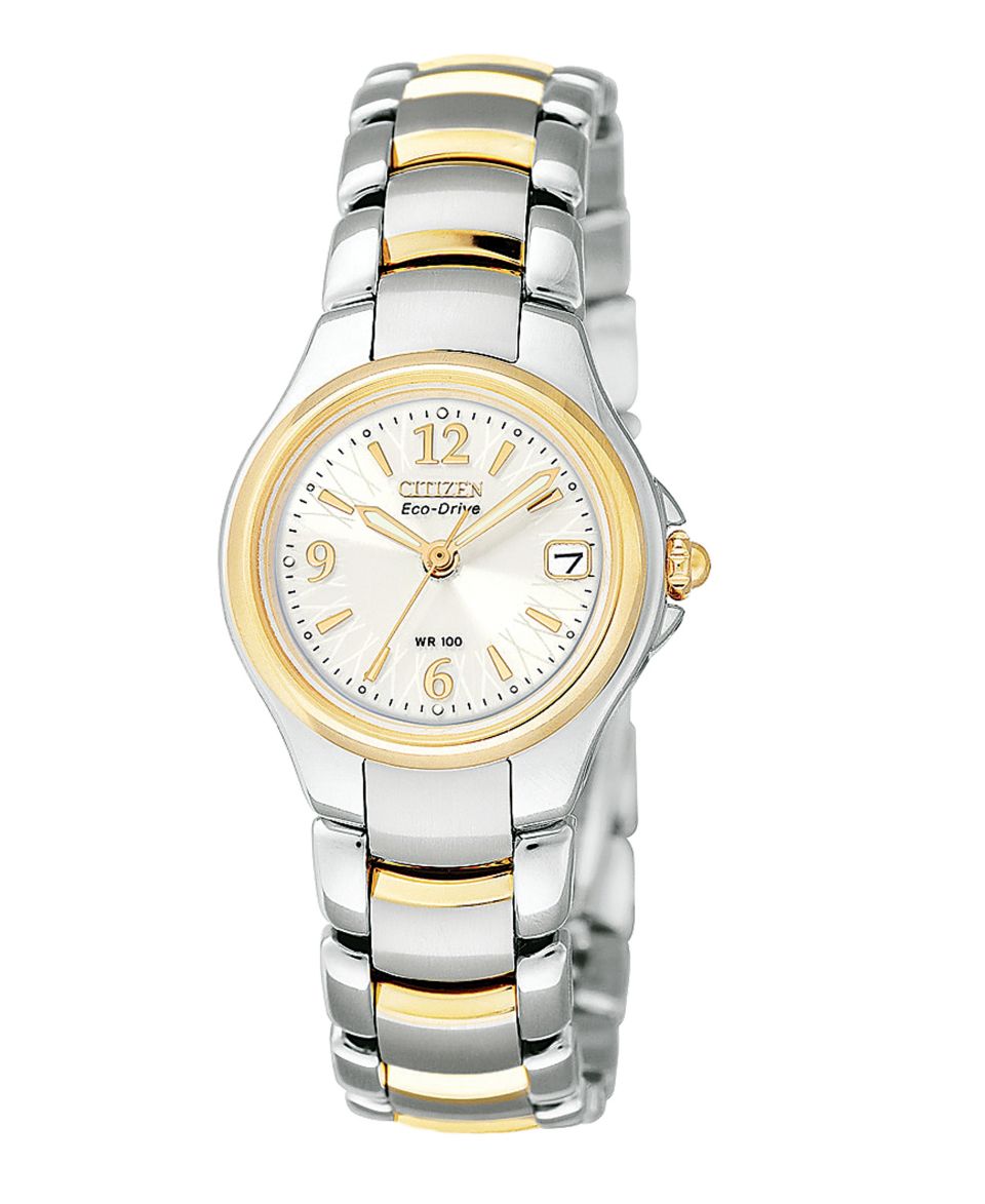 Citizen Watch, Womens Eco Drive Two Tone Stainless Steel Bracelet