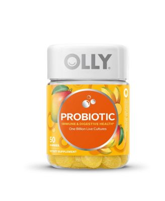 Мармелад Olly Probiotic с тропическим манго, 0, 50 жевательных резинок без цвета