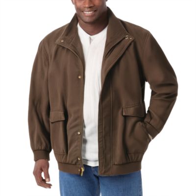 Мужская куртка-бомбер KingSize Big - Tall с микро-замшей 21990₽