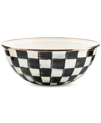 Миска для повседневного использования Mackenzie-Childs Courtly Check Medium, 80 унций.