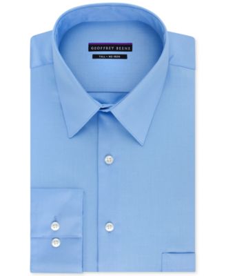geoffrey beene mens dress shirts regular fit solid sateen