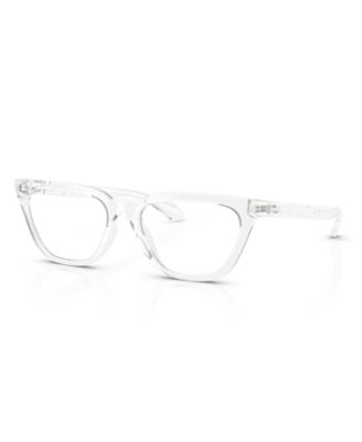 Пластиковые очки Versace Woman Cat Eye VE3352U цвета слоновой кости/кремовый