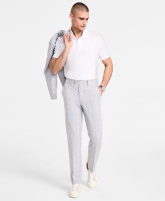 Мужские облегающие брюки в клетку от Alfani созданные для Macys 27090₽