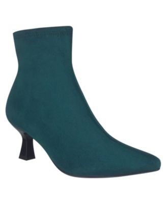 Женские ботильоны Impo Nidia на эластичном каблуке в виде котенка с острым носком на щиколотке 15590₽