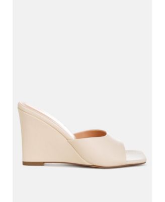 Босоножки на танкетке из искусственной кожи London Rag Norta 11790₽