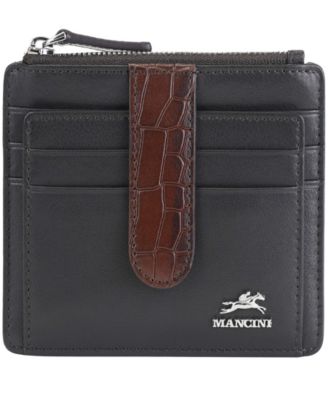 Кошелек-футляр для карт Mancini Womens Croco2 RFID Secure Card Case 8990₽
