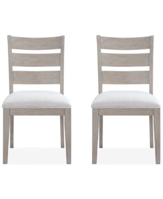 Sadie, 2 шт. Набор стульев со спинкой-лесенкой, созданный для Macy's