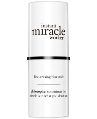 Philosophy Instant Miracle Worker Line Erasing Blur Stick Reviews Makeup Beauty Macy S