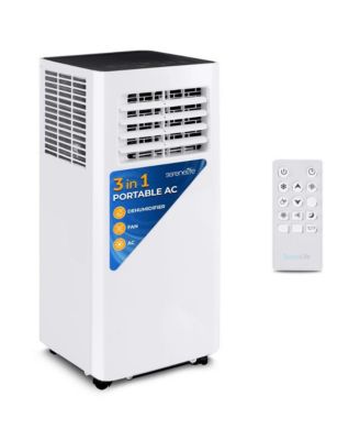 Портативный кондиционер SereneLife, 10 000 БТЕ, встроенный осушитель и вентилятор