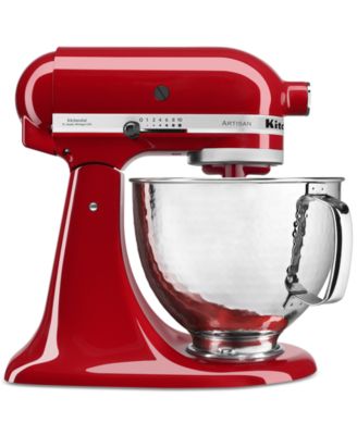 Миксер KitchenAid Artisan серии 5-Qt. Миксер-подставка с наклонной головкой и чашей с молотком, эксклюзивно для Macy's KSM150PSHER
