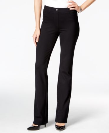 Style & Co. Bootcut Ponte Pants, Only at Macy's - Pants & Capris ...