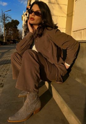 Ковбойские сапоги Rag - Co Costello, украшенные стразами