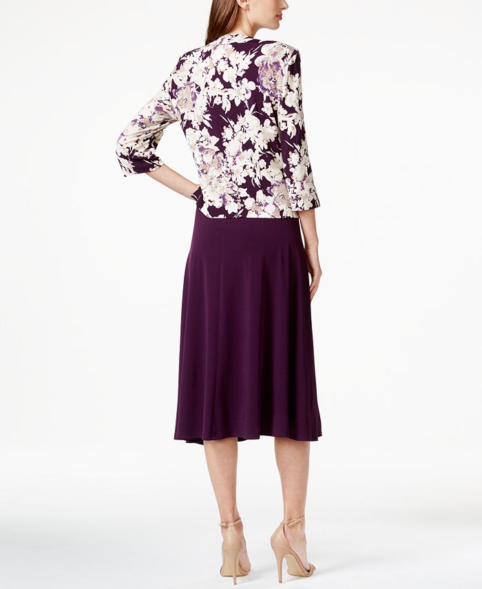 Jessica Howard FloralPrint TeaLength Jacket and Dress & Reviews