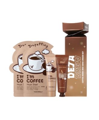 TONYMOLY 4 шт Набор кофейных масок и крема для рук Deja Brew 2790₽