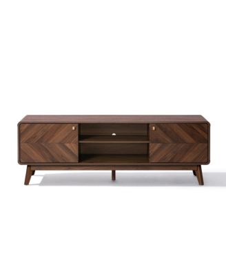 Подставка для телевизора LuxenHome Columbia из инженерного дерева шириной 63 дюйма Credenza с местом для хранения